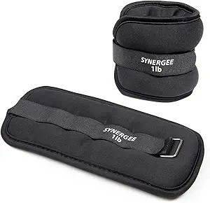 Synergee Comfort Fit Ankle/Wrist Weights (Set of 2). Available in in 1, 2, 4 & 6 lb Sets. One Siz... | Amazon (US)