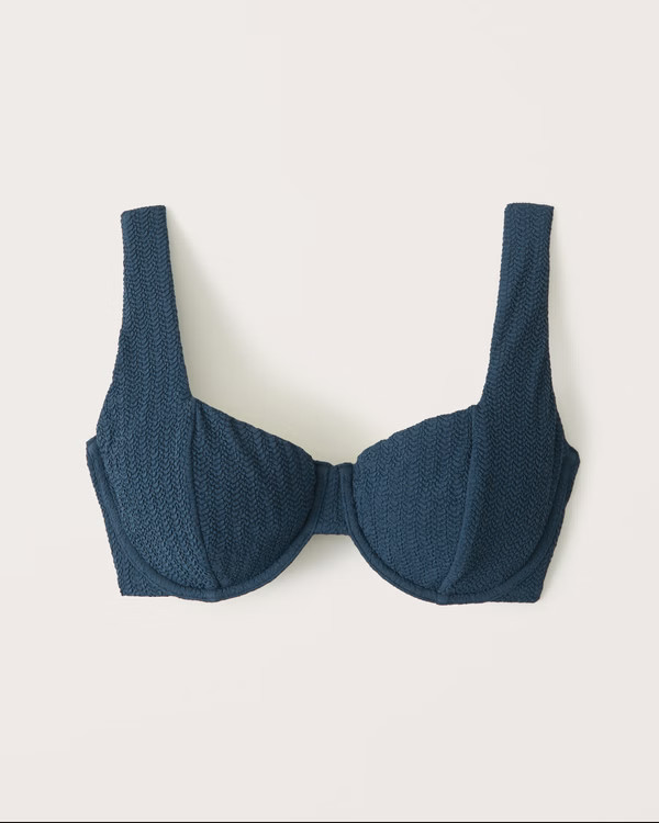 Curve Love Wide Strap Underwire Bikini Top | Abercrombie & Fitch (US)