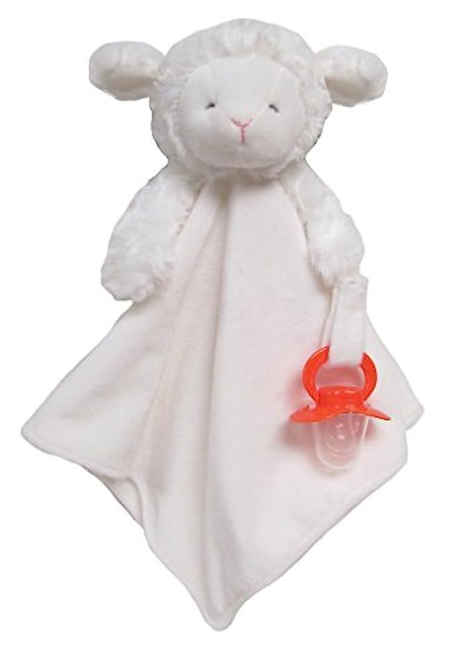 Carter's Lamb Security Blanket with Pacifier Clip Unisex Boy Girl | Amazon (US)