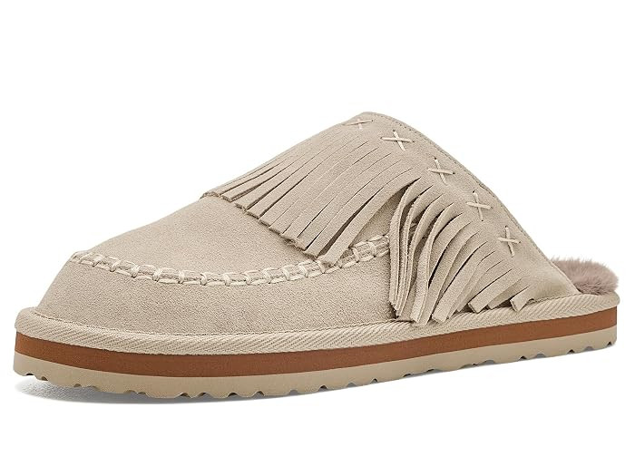 Free People Fallon Fringe Mules Women's Boots Chocolate Suede : EU 39.5 (US Women's 9.5) M | Zappos.com
