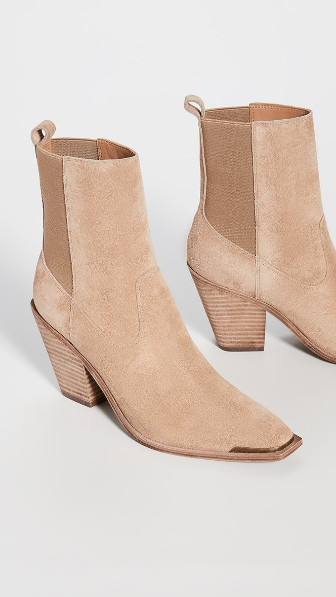 Faith Double Gore Square Toe Booties | Shopbop