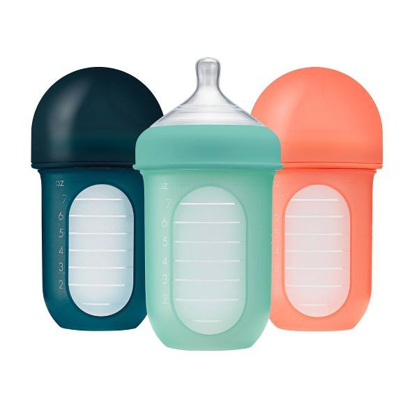 Boon - NURSH 8oz 3pk Silicone Bottle | Target