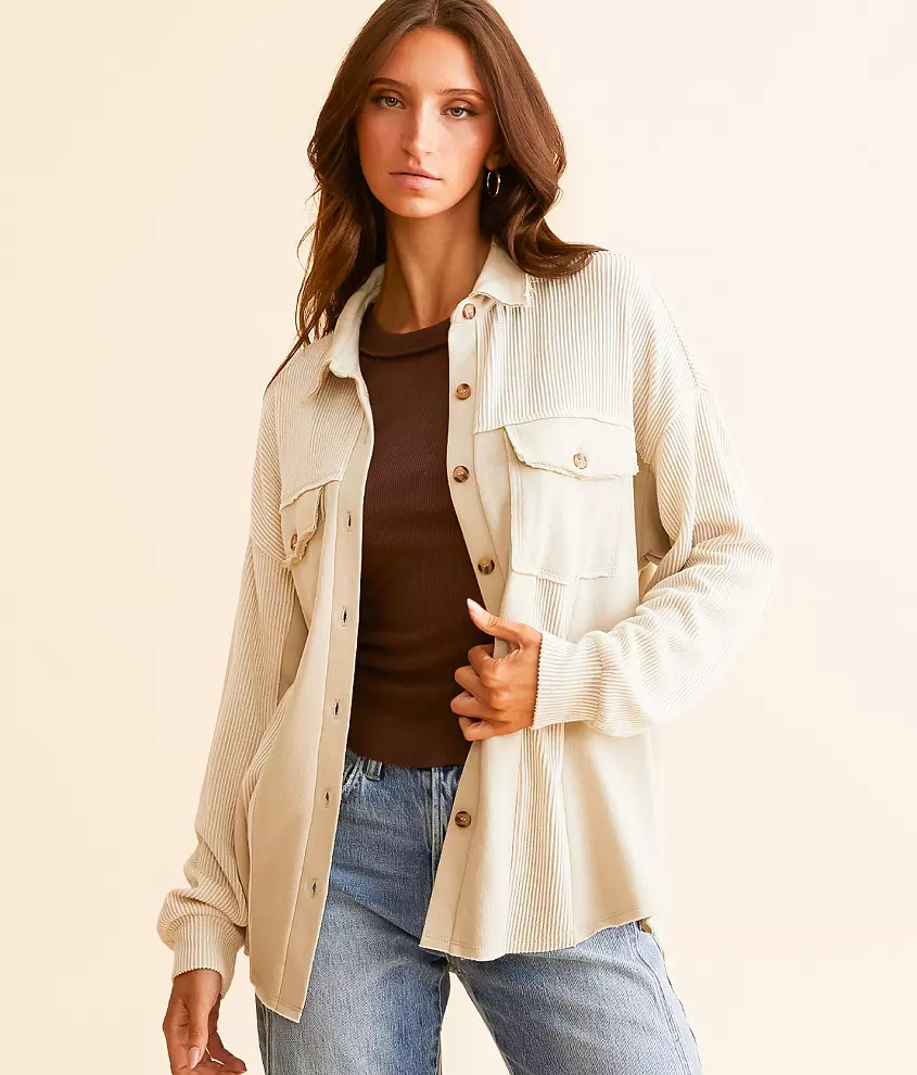 Pieced Boyfriend Shirt | Buckle