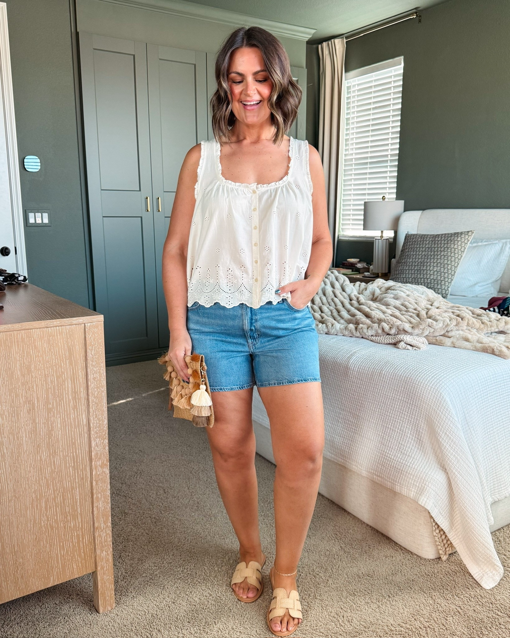 American Eagle Outfits!

First set, large for both
Distressed jeans, 12 Long
Button down top, large
Tshirts, large
Denim shorts, 14 (sized up 1)
Embroidered tank, large
Dresses, large (could do medium)
2nd eyelet top, large (need medium)
Dark denim, 12 Long
Halloween shirt, medium (size way down)
Maroon sweatshirt, large
Off the shoulder sweatshirt, medium
Green shorts, large (could do XL)

Size 12, midsize, casual style, summer outfits, fall outfits, summer dresses, @American Eagle Outfitters

#LTKstorytime #LTKMidsize #LTKSaleAlert