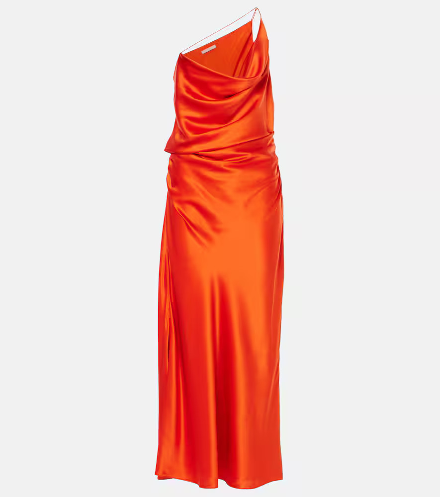 The Sei Robe longue asymétrique en satin de soie | Mytheresa (INTL)