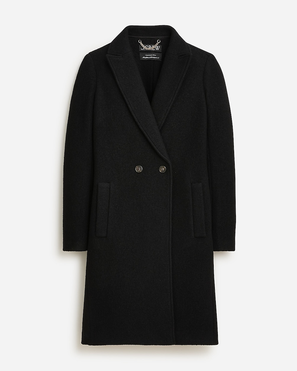 New Daphne topcoat in Italian boiled wool | J. Crew US