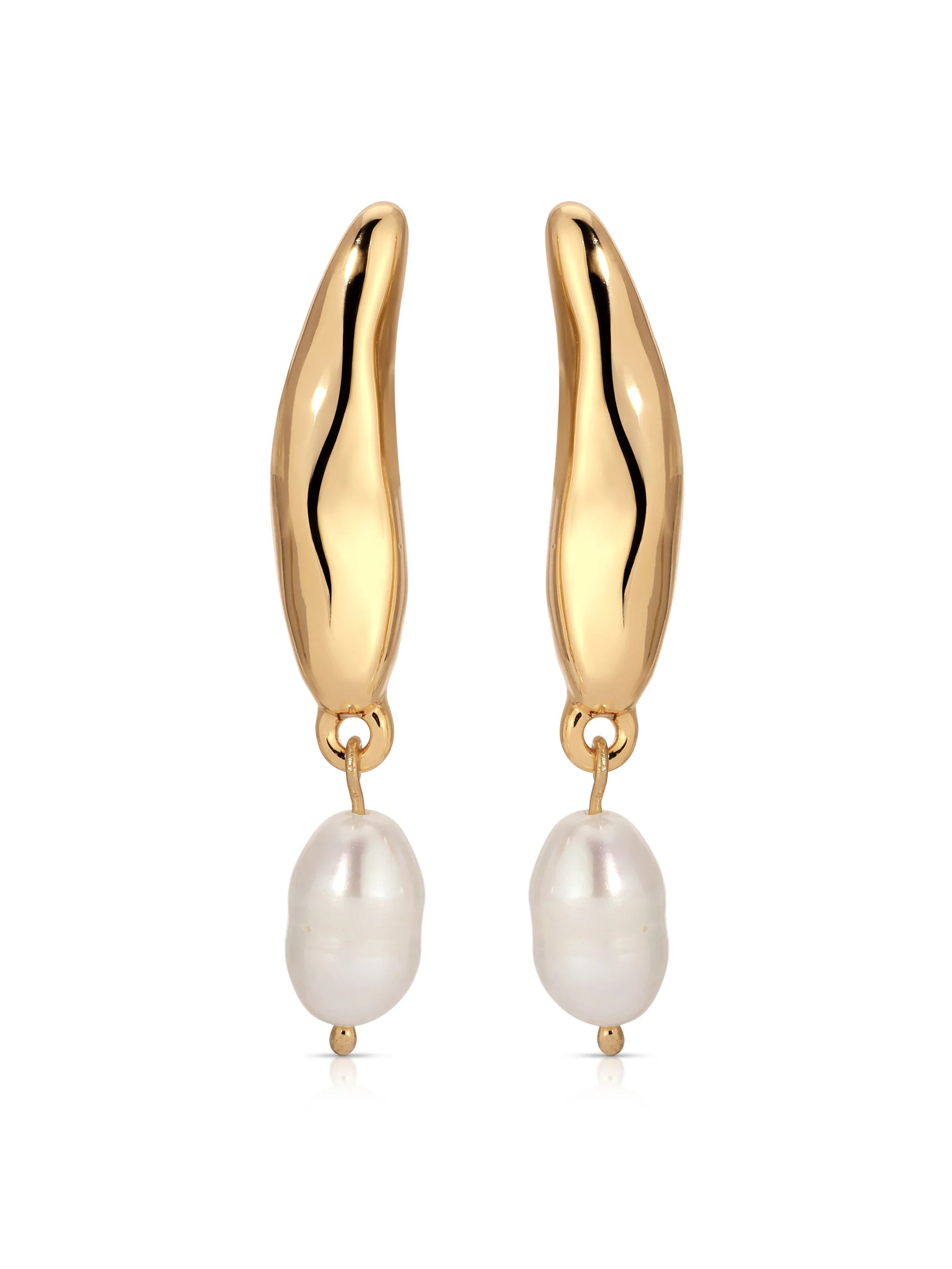 Liquid Luxe Pearl Earrings | Ettika