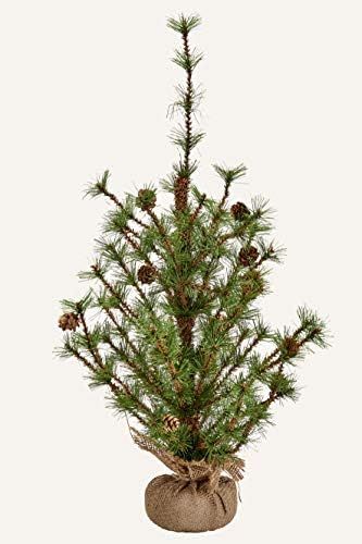Amazon.com: Worth Imports 7079 Bristle Burlap Pine Tree : Home & Kitchen | Amazon (US)