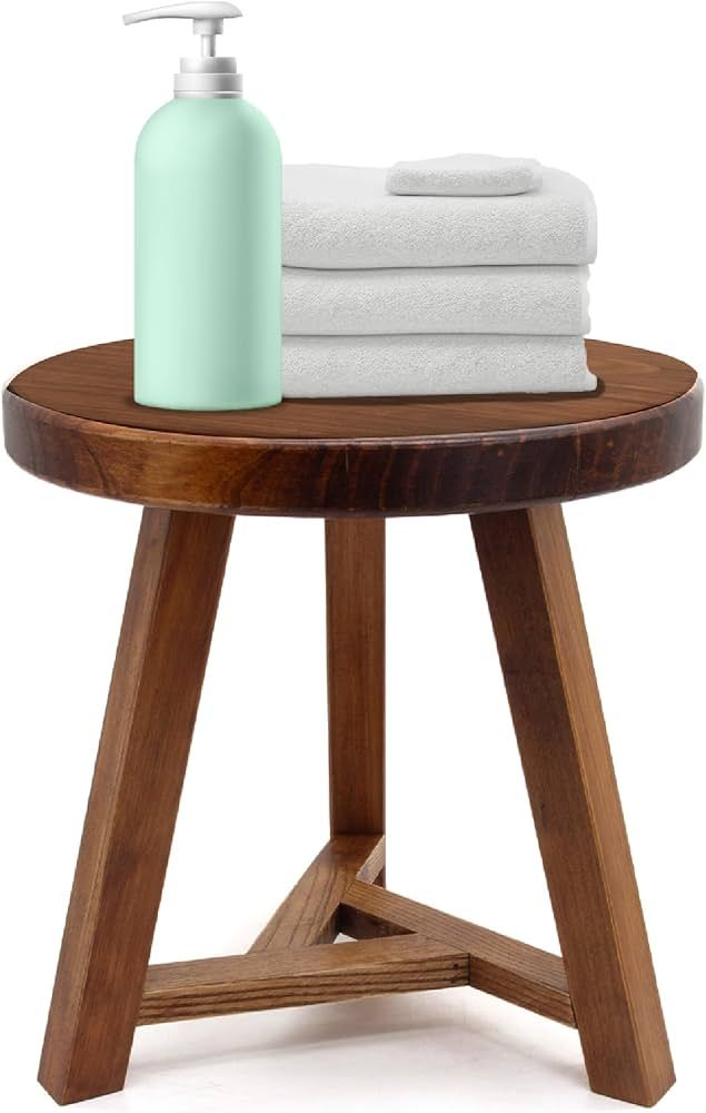 ENKEZI Shower Foot Rest 12 in - Shower Stool for Shaving Legs, Small Corner Bathroom Bench Suitab... | Amazon (US)