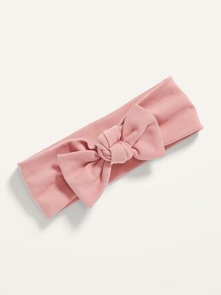 Jersey-Knit Bow-Tie Headband for Toddler Girls | Old Navy (US)