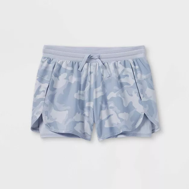 Girls' Double Layered Run Shorts - All in Motion™ | Target