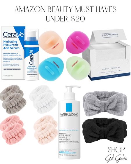 Amazon beauty must haves under $20!

Face scrubber, silicone face wash brush, face wash, la roche posay, beauty best sellers, amazon finds, face wash headbands, face wash wristbands, hydrating hyaluronic acid serum, clean towels, throw away towels 

#LTKbeauty #LTKFind #LTKunder50