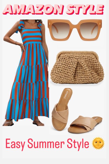 Fun summer dress! It also comes in a bunch of other color options. #amazon 

#LTKStyleTip