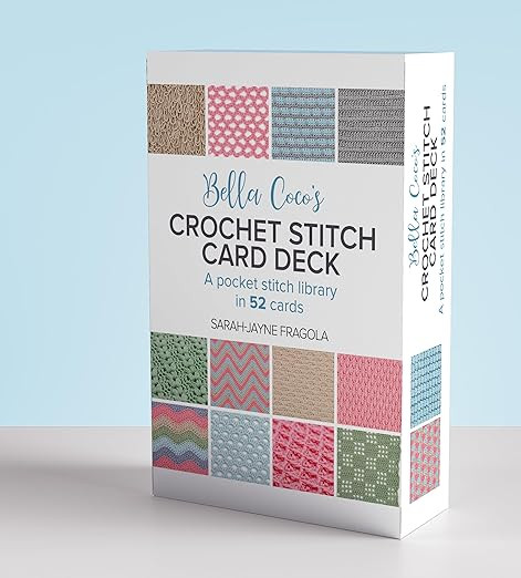 Bella Coco’s Crochet Stitch Card Deck: A pocket stitch library in 52 cards | Amazon (CA)