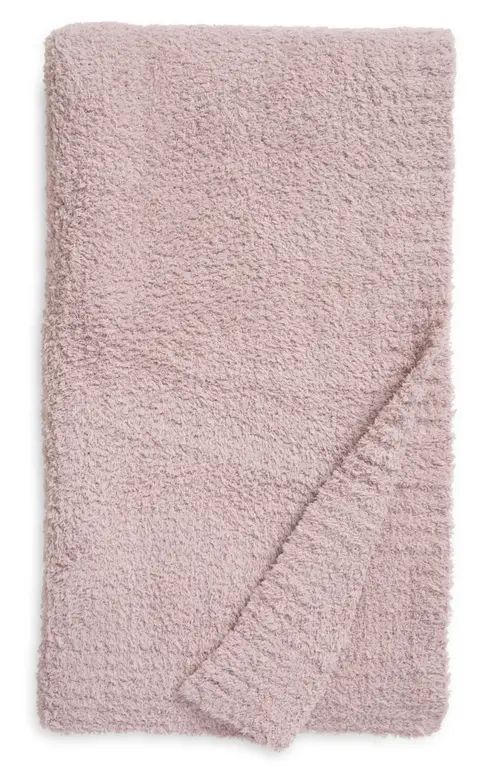 barefoot dreams CozyChic™ Throw Blanket in Faded Rose at Nordstrom | Nordstrom