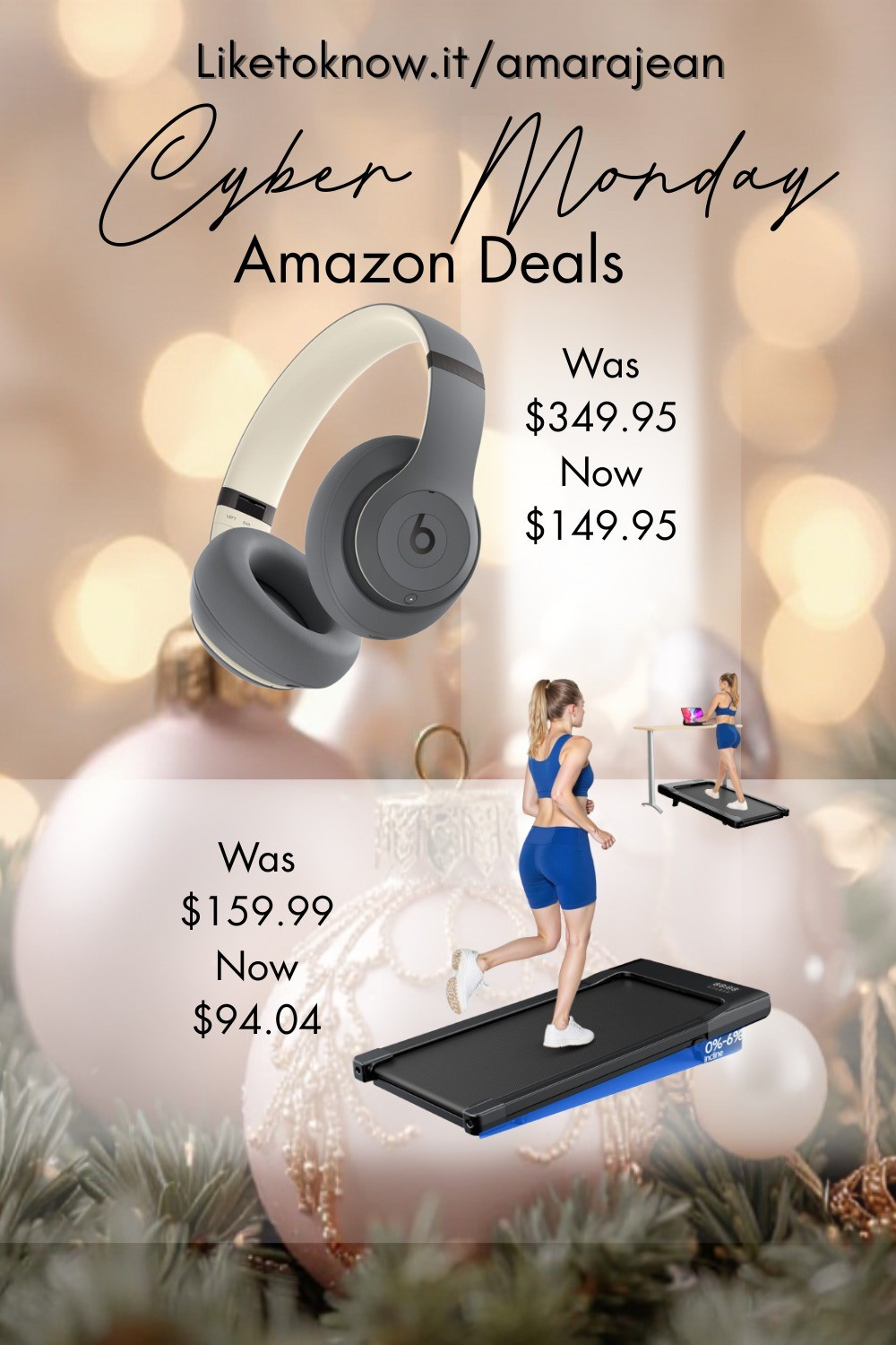 Few more hours left of cyber Monday! A couple great Amazon finds! Beats headphones and walking pad with incline under desk treadmill. 

#LTKfitnessgoals #LTKCyberWeek #LTKselfcare