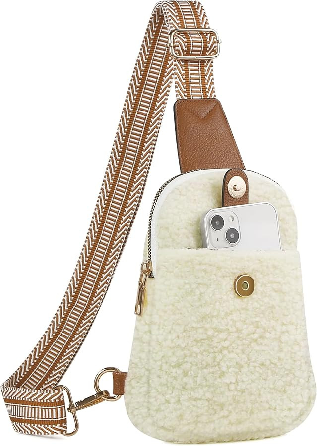 Titosha Small Sling Bag Crossbody Bags for Women and Men with Adjustable Strap Mini Daily Chest b... | Amazon (US)