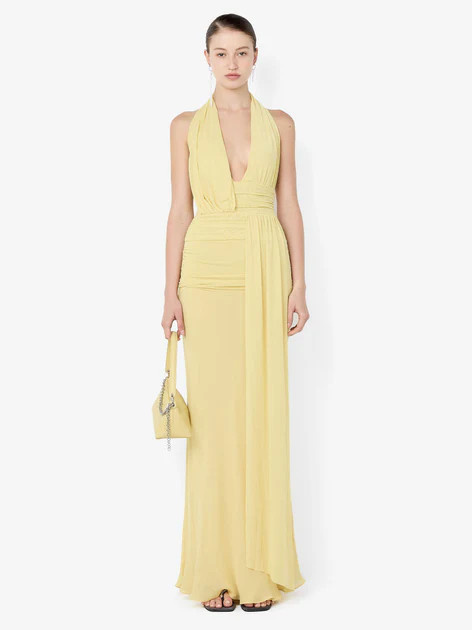 CASSIS DRAPE MAXI DRESS - CITRON | Bec & Bridge (Global)