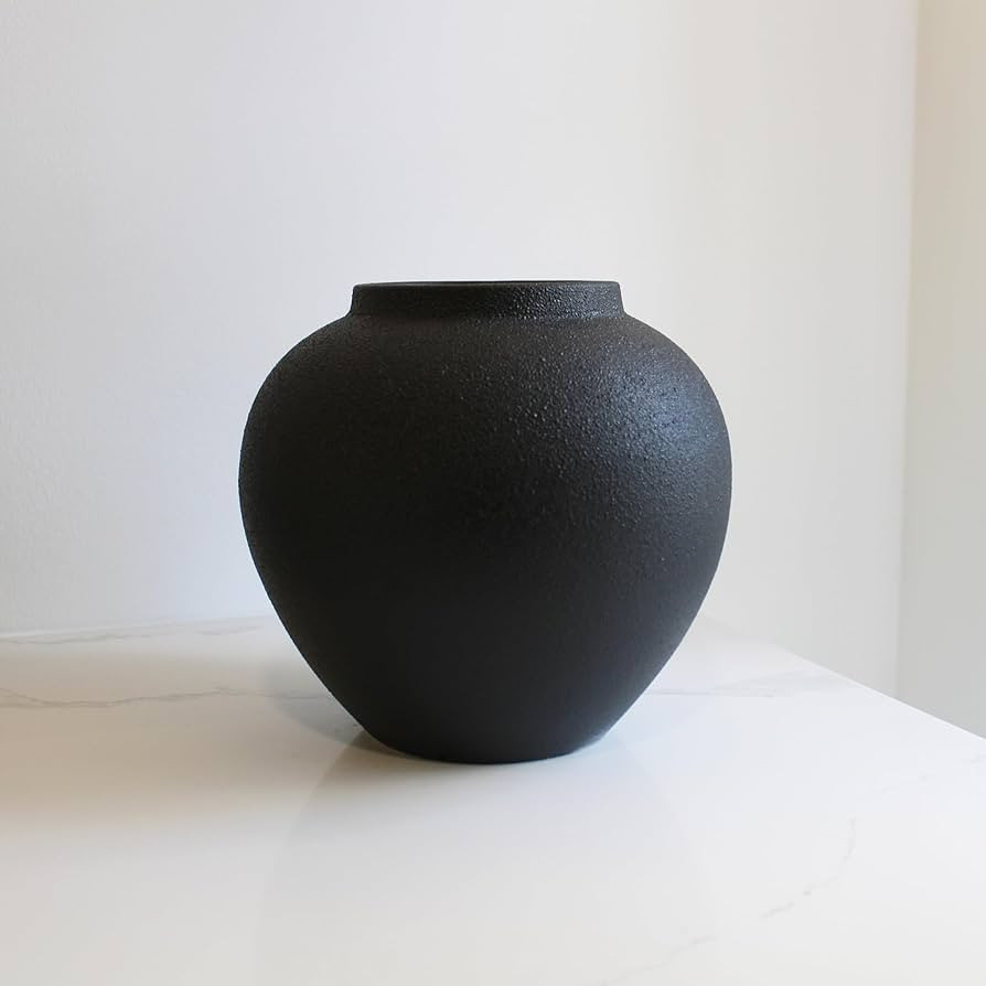 Elegant Cottage Handmade Vintage Terracotta Vase, Rustic Farmhouse Pottery,Decorative Flower Vase... | Amazon (US)