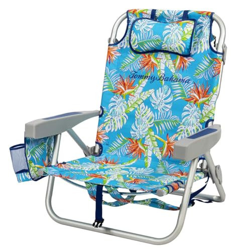 Tommy Bahama 2 Pack Backpack Beach Chair 5 Position Chair, Including Lay Flat (Floral) | Amazon (US)