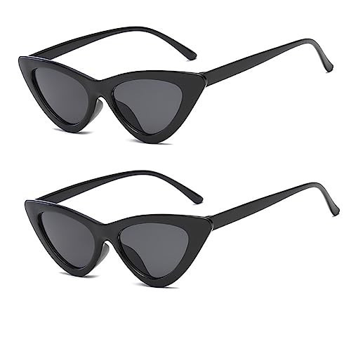 FBHLZ Women Cat Eye Sunglasses Retro women Narrow Cat Eye Sunglasses Goggles Retro Sun Glasses Summer Accessories | Amazon (US)