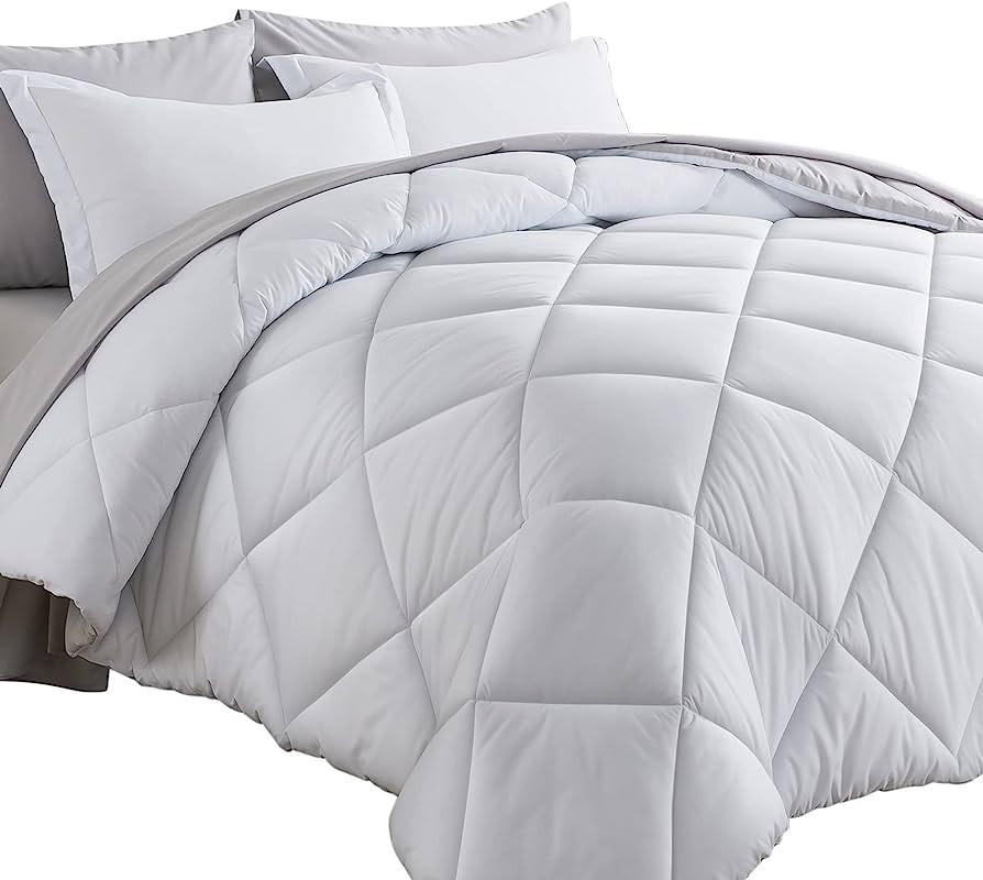 Cosybay Bed in a Bag Queen Reversible Comforter Sets 7pcs All Season Down Alternative Bedding Set... | Amazon (US)