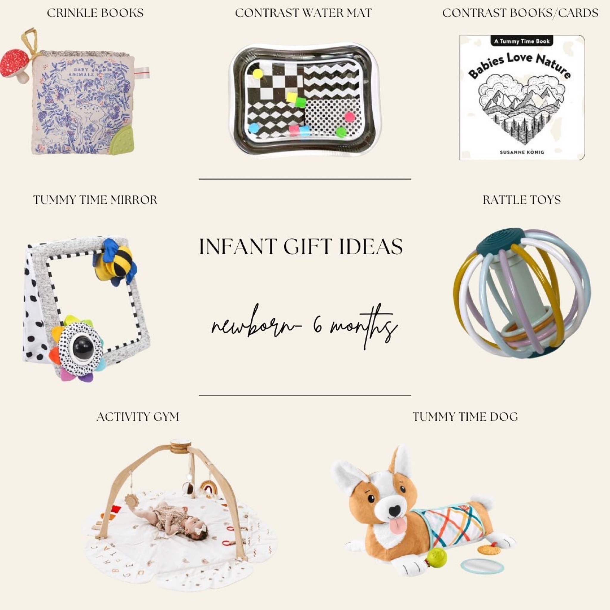 Infant gift ideas, newborn to 6 months 🤍

#LTKGiftGuide #LTKSeasonal #LTKbaby