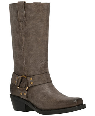 Frye and Co. Women's Lorrie Harness Almond Toe Boot - Macy's | Macy's
