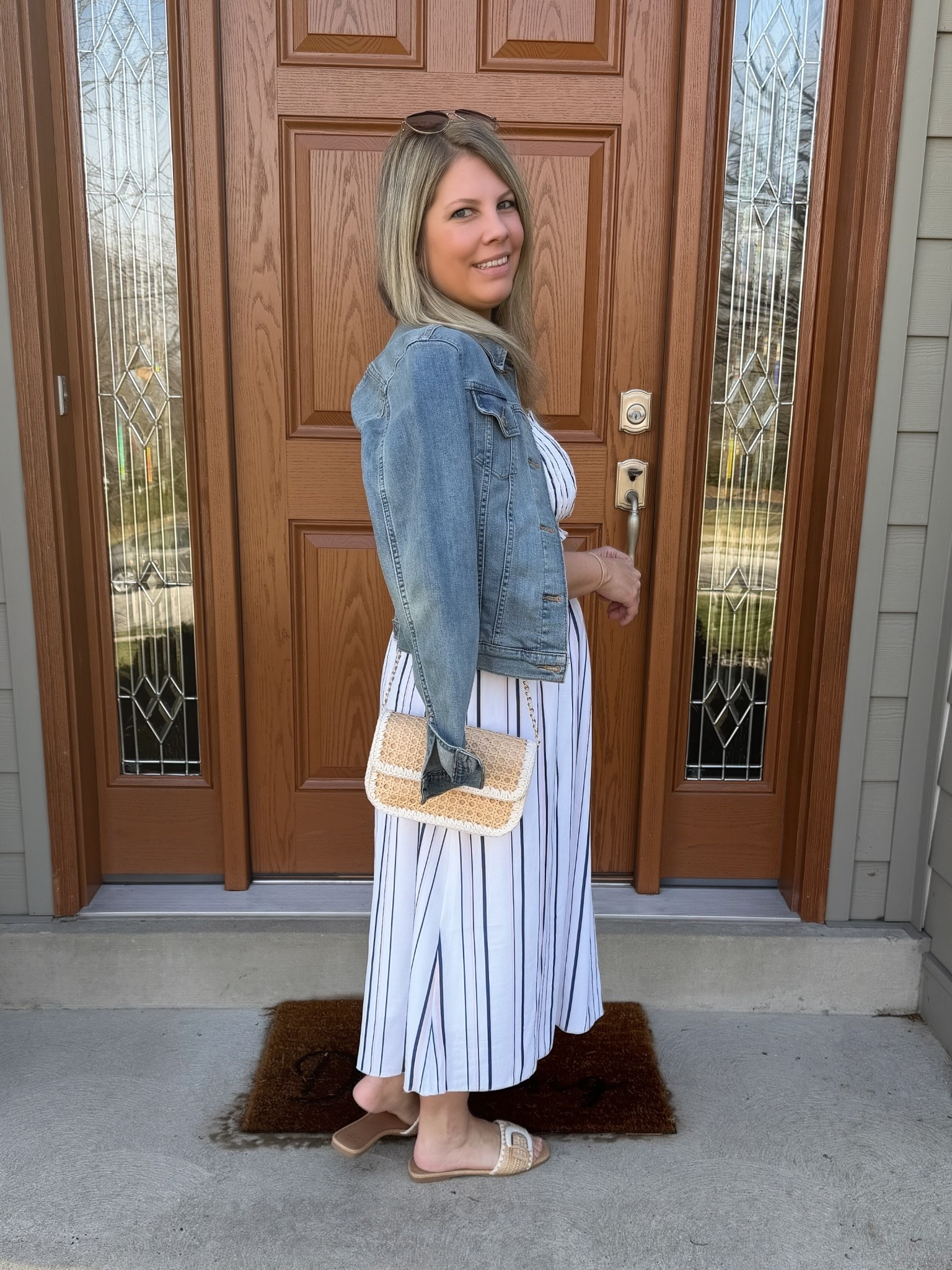 Soft, breathable, and effortlessly put together. 🤍🌿 This set is one of those outfits that looks elevated but feels incredibly comfortable. The smocked top and flowy skirt are so flattering, lightweight, and easy to wear all day.

#LTKFestival #LTKOver40 #LTKootd