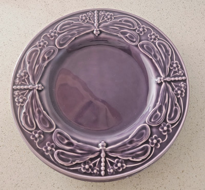 Bordallo Pinheiro World Market Purple Dragonfly Dinner Plate 10 1/4 in | eBay | eBay US