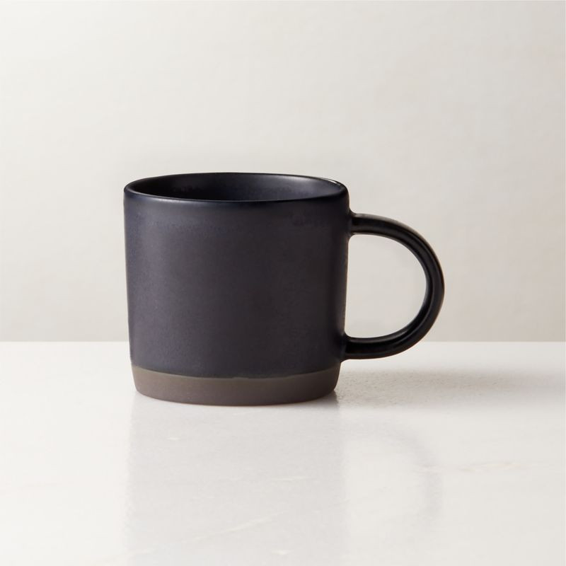 Cast Black Espresso Cup with Reactive Glaze + Reviews | CB2 | CB2