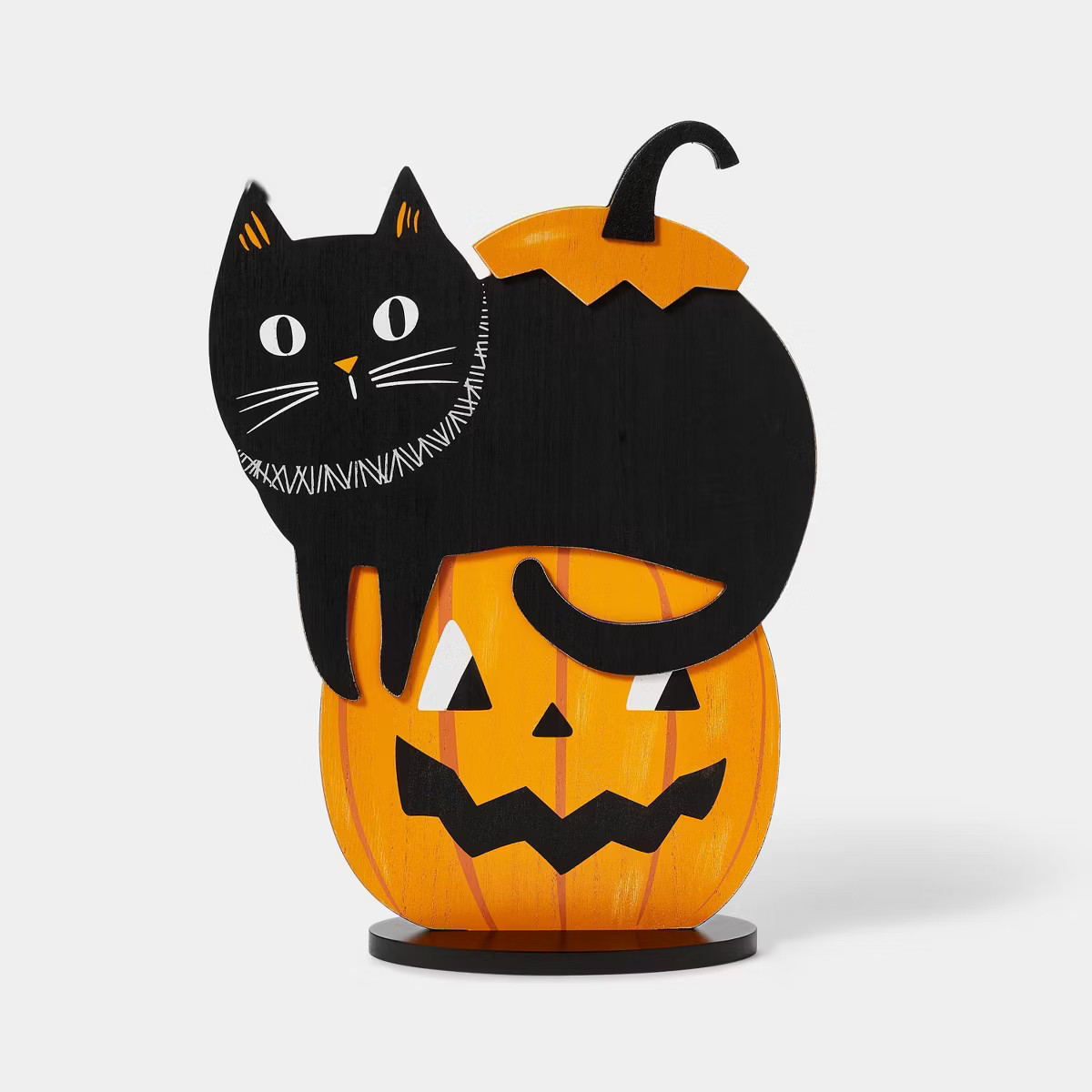 Cat in Pumpkin Wood Porch Halloween Sign - Hyde & EEK! Boutique™ | Target