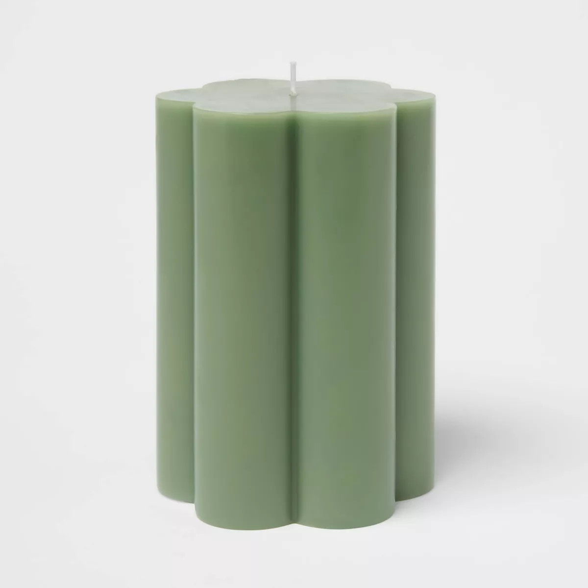 Green Scallop Figural Candle - Room Essentials™ | Target
