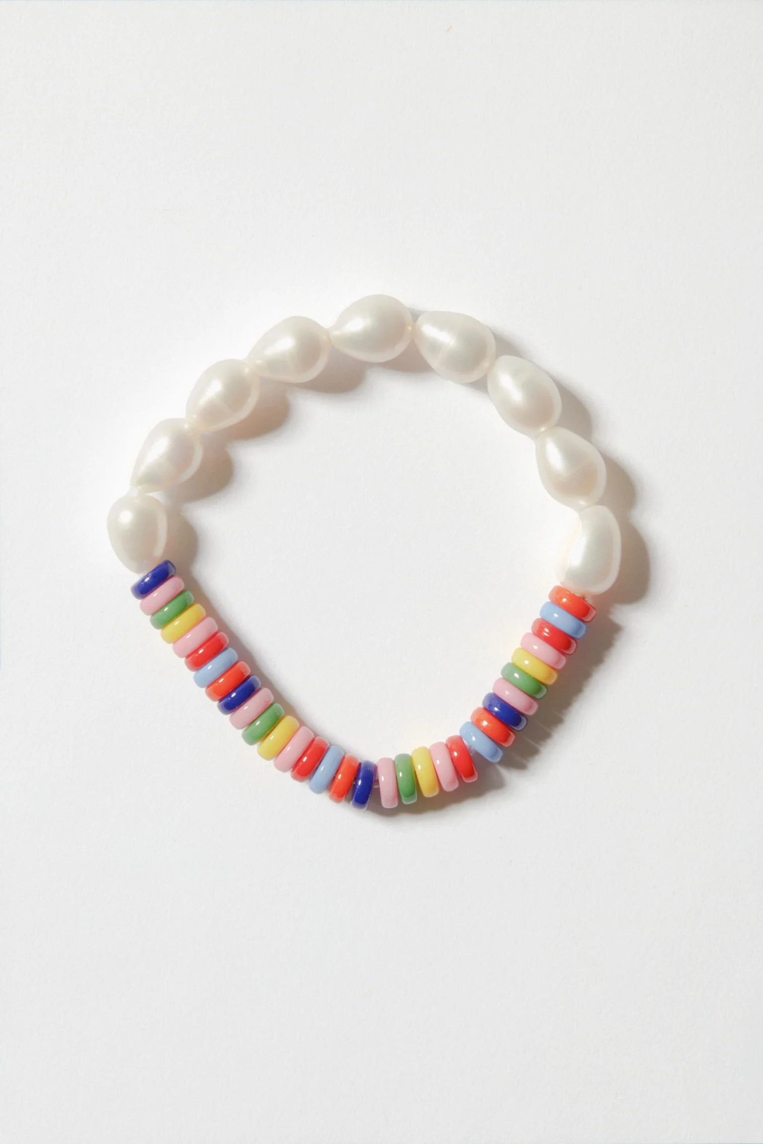 Rainbow and Pearl Frankie Bracelet | Tuckernuck (US)