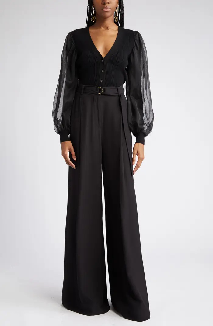 Lydia Belted Wide Leg Pants | Nordstrom