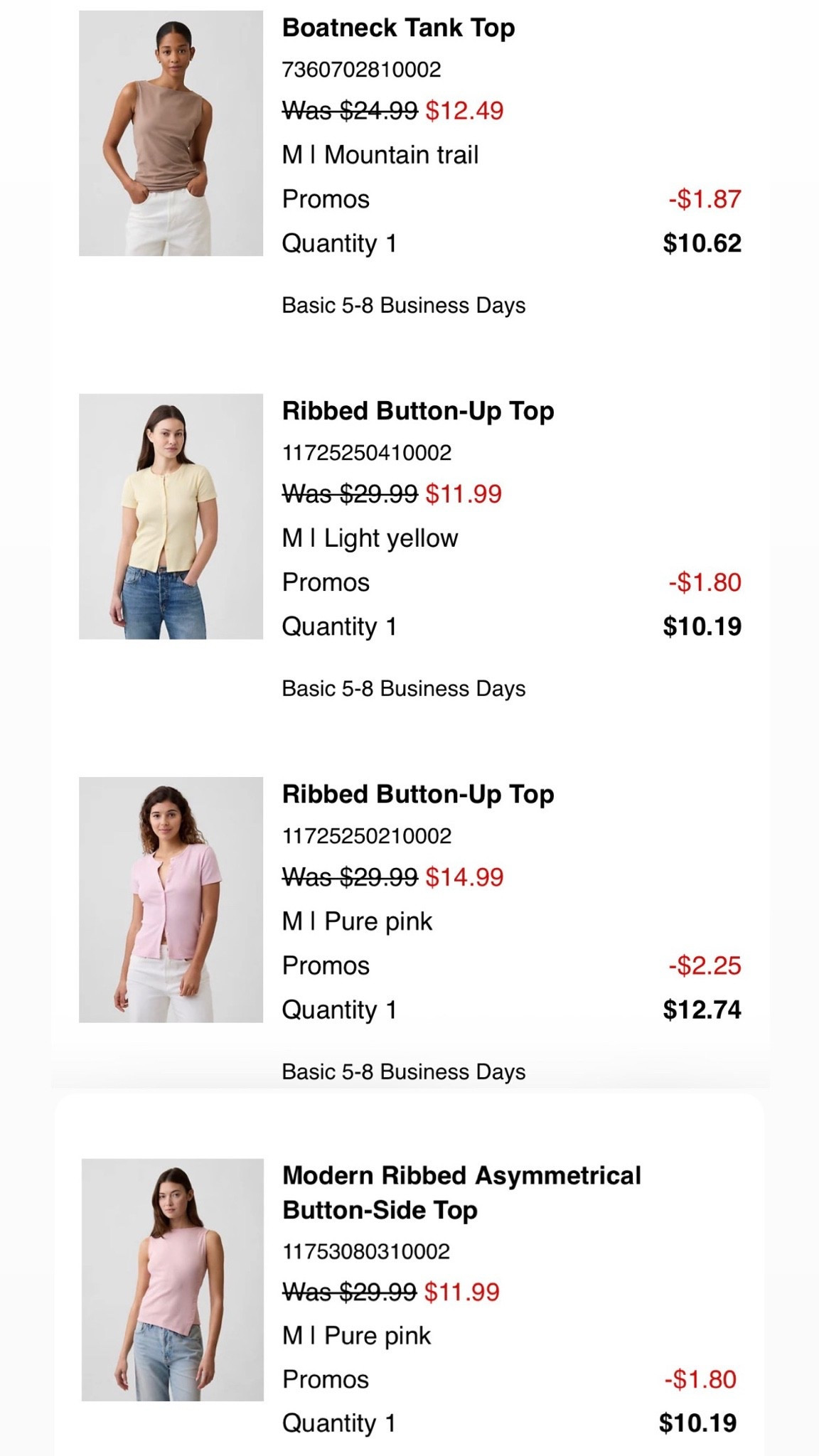 my recent Gap Factory order! everything is on major sale + an additional 15% off!

Summer / Beasummer / color analysis

#LTKMidsize