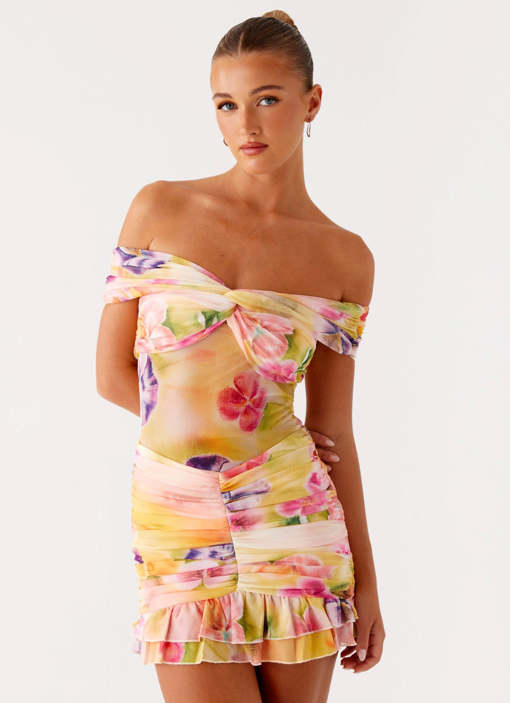 Frances Mini Dress - Sunburst Floral | Peppermayo (Global)