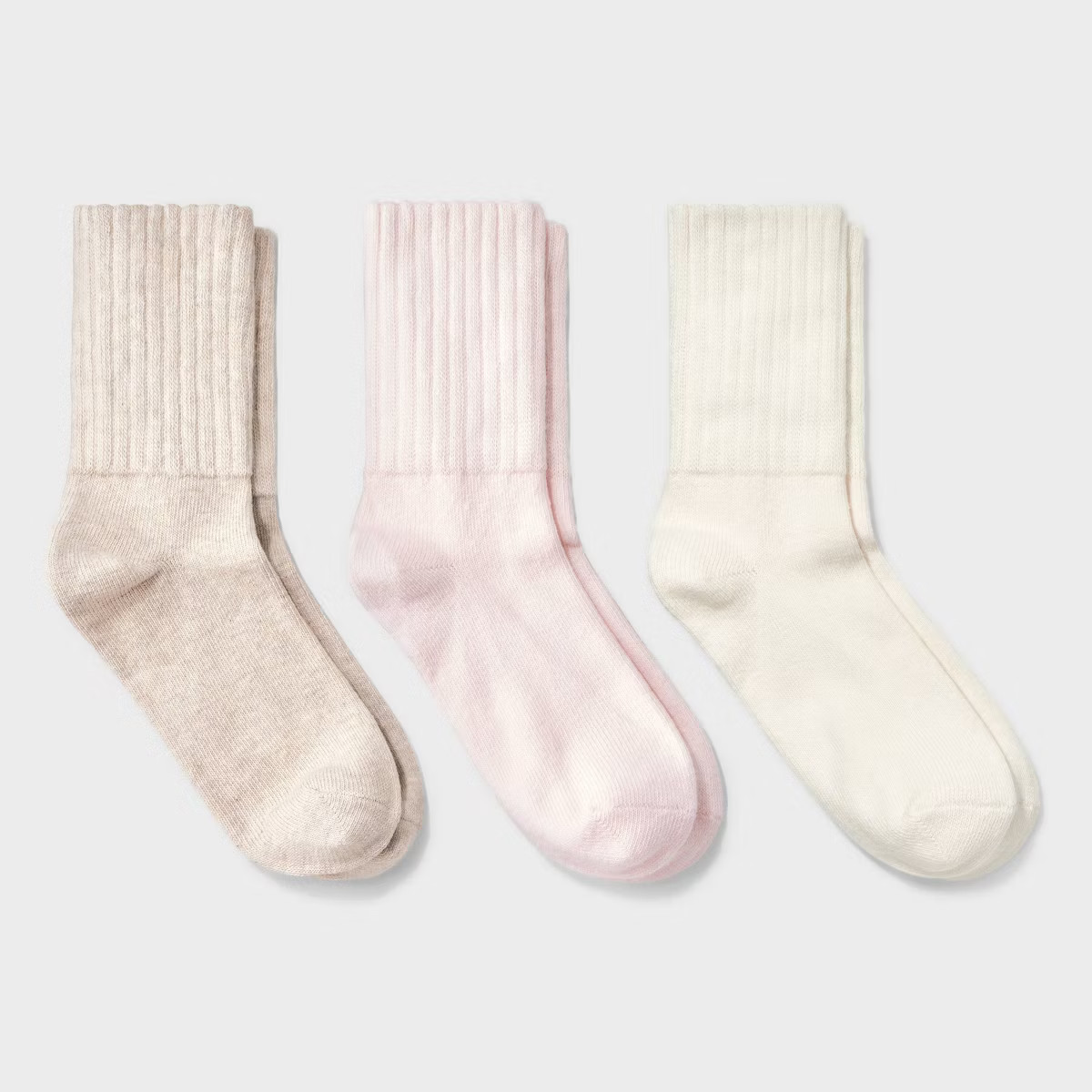 Women's Short Slouch 3pk Ankle Socks - Universal Thread™ 4-10 | Target