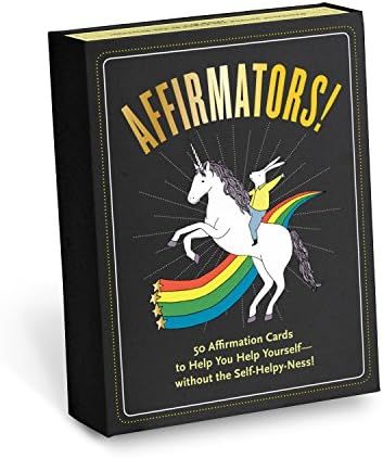 Knock Knock Affirmators! 50 Affirmation Cards Deck - Affirmation Cards to Help You Help Yourself wit | Amazon (US)