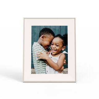Aspen by Aura 12 in. Clay with White Mat Digital Picture Frame with Wi Fi 1200 x 1600 | The Home Depot