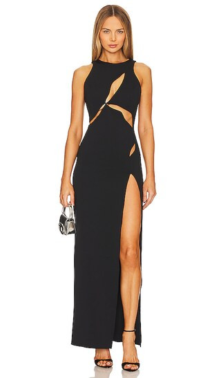 Ariel Maxi Dress in Black | Revolve Clothing (Global)