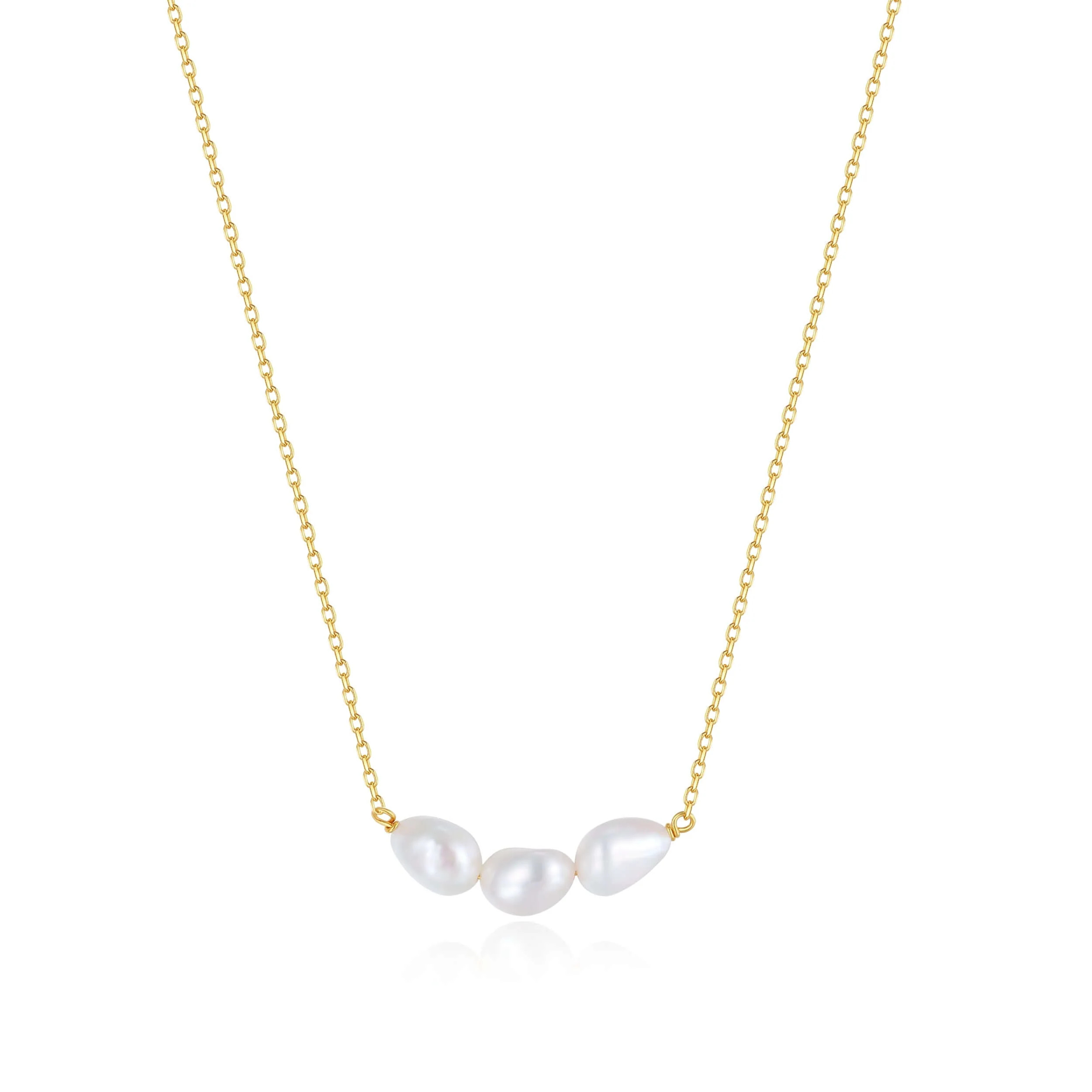 「Baroque Tears」Triple Tears Necklace | Suihe Jewelry