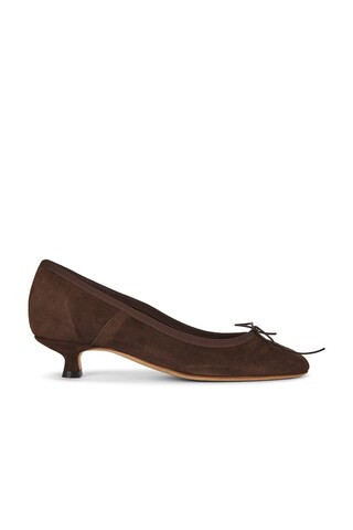 Ballerina Heel in Espresso | Revolve Clothing (Global)