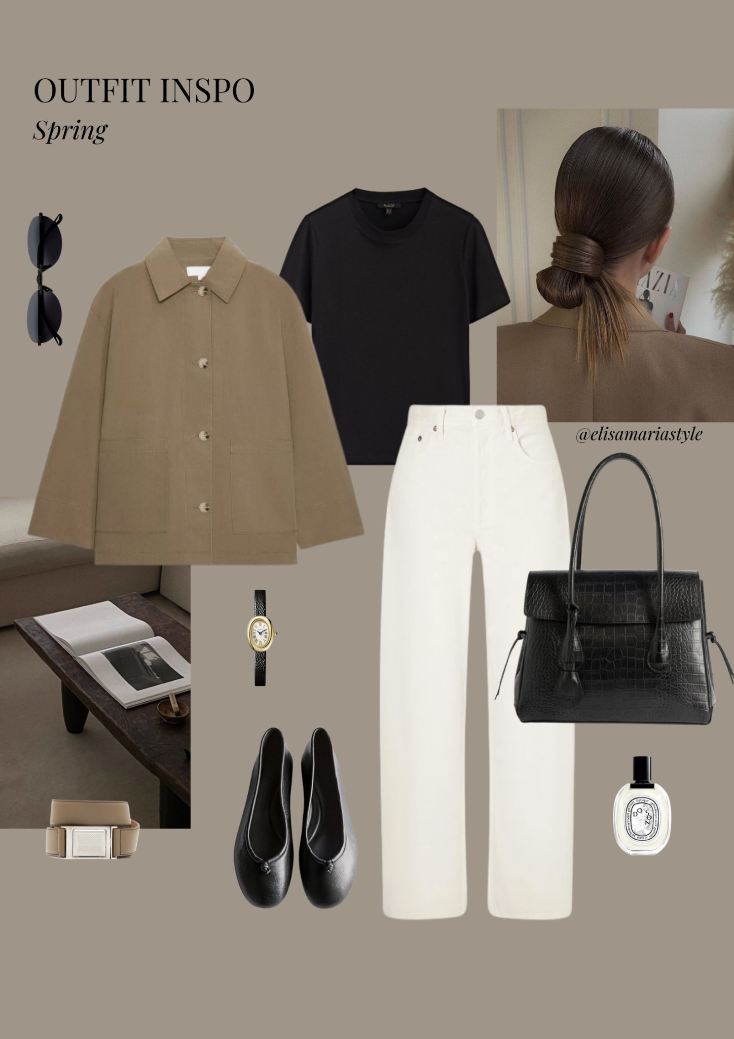 Chic spring outfit idea 🤎

#LTKbag #LTKstyletip #LTKspring