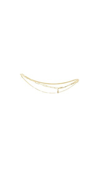 Jenny Bird Surfside Anklet in Metallic Gold. | Revolve Clothing (Global)
