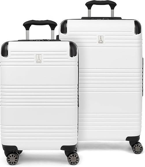 Travelpro Roundtrip Hardside Expandable Luggage, TSA Lock, 8 Spinner Wheels, Hard Shell Polycarbo... | Amazon (US)