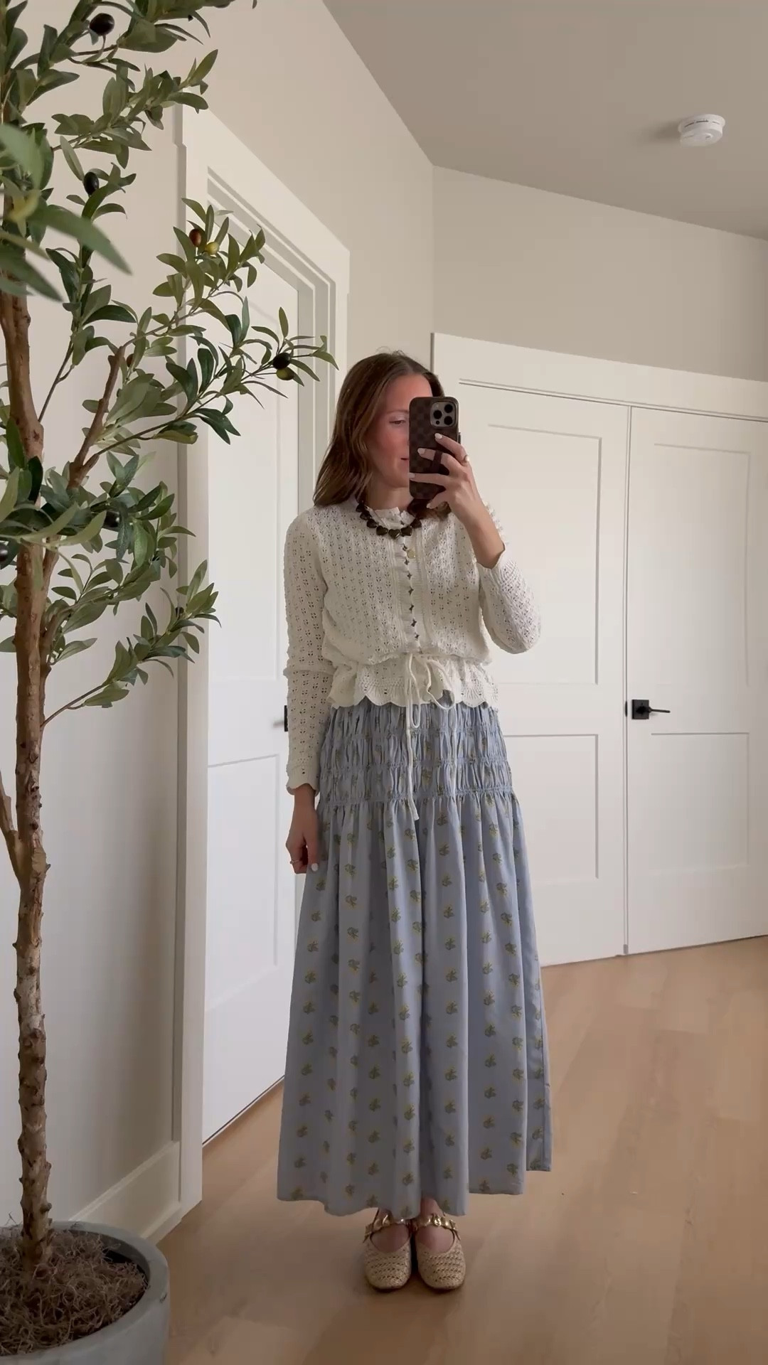 Teacher outfit idea 🍎 the cutest Target dress topped with a cute Amazon cardigan. Wearing a xs dress and small cardigan 

Target style, teacher outfit idea, classroom style, Amazon find, midi dress, spring style 