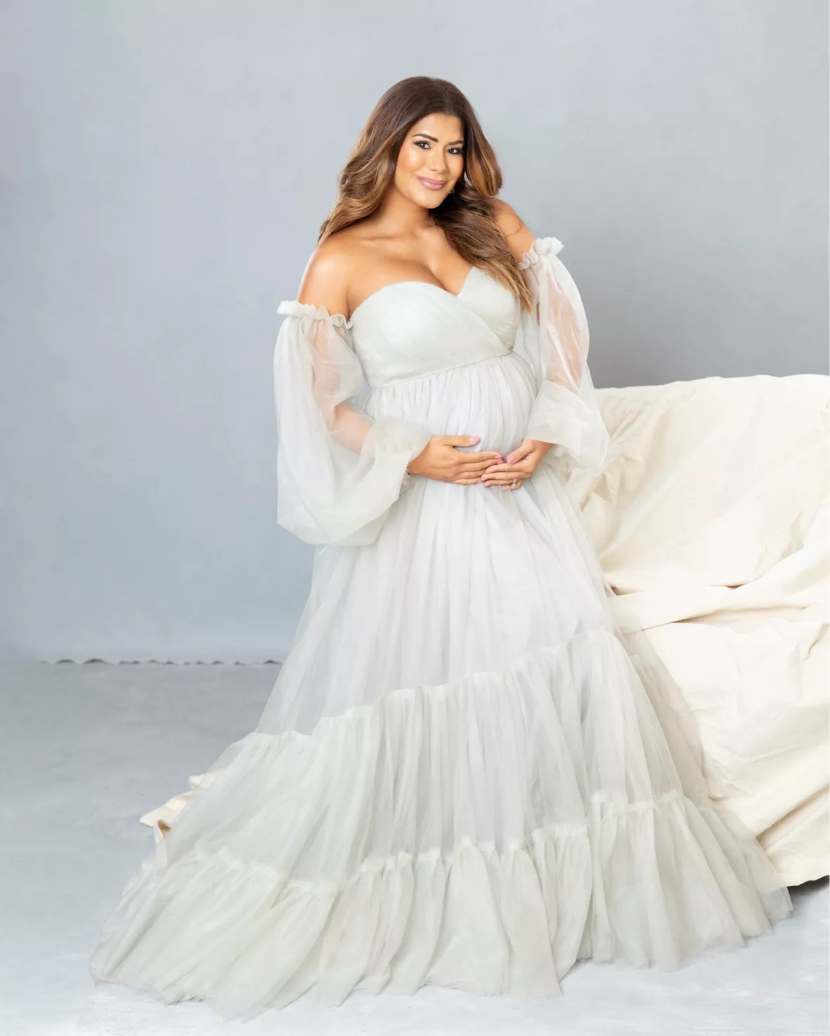 Tulle Maternity Dress for … curated on LTK