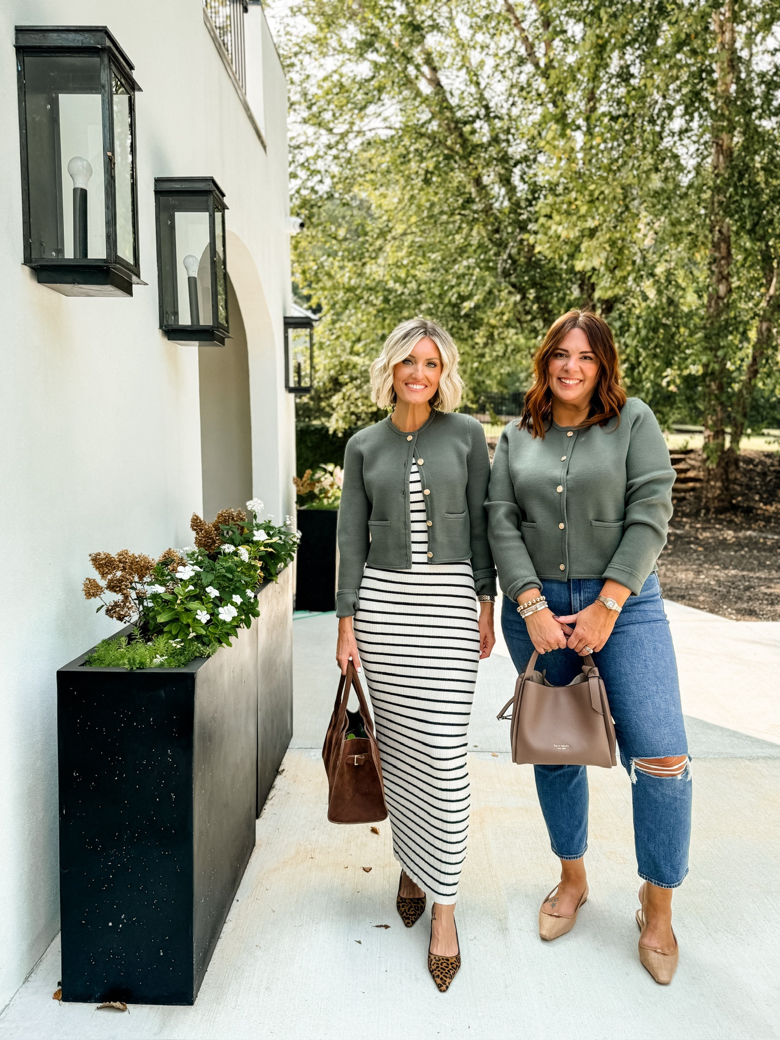 This green is so pretty! Such great looks for heading into fall! I’m wearing XS and Nichelle is wearing XL/33! 


Loverly grey, styling, fall outfit inspo, sweater dress, midi dress, denim, cardigan 

#LTKStyleTip #LTKSeasonal
