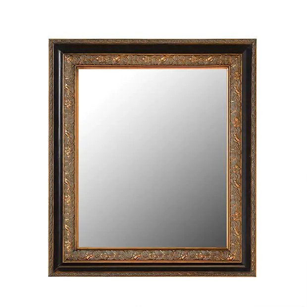 Layered Beveled Frame Antiqued Wall Mirror | Antique Farm House